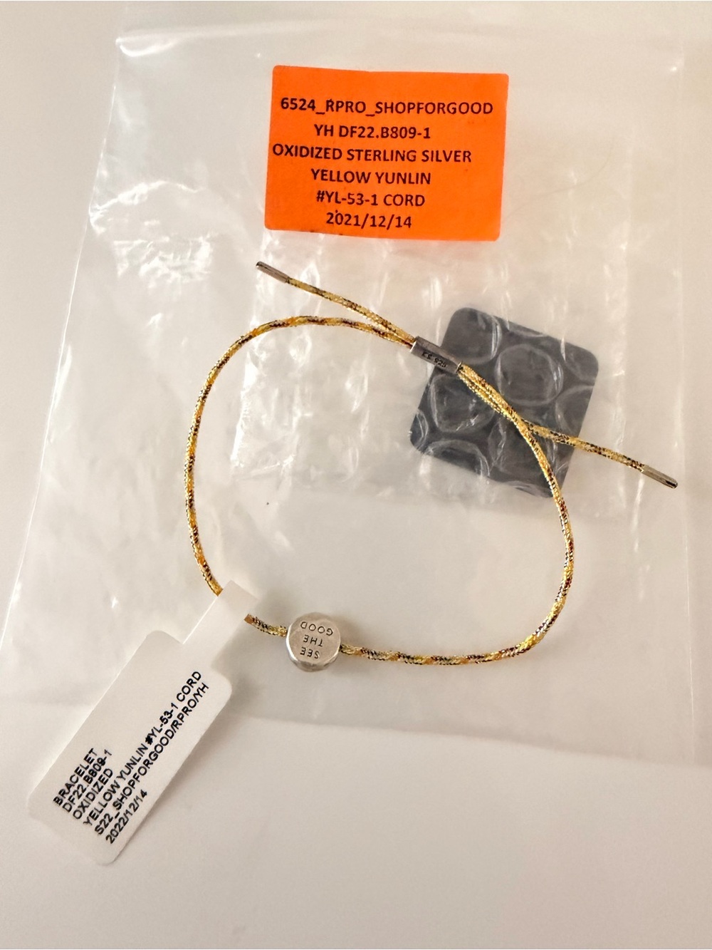 PROTO Kendra Scott See the Good Bracelet in Oxidized Sterling Silver